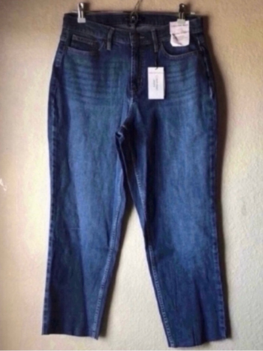 New Calvin Klein Jeans High Rise Straight Leg Denim Blue Jeans Women’s Size 8/29